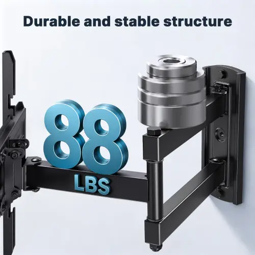 Soporte de Pared MountFTV Full Motion para TV de 26 a 65 Pulgadas, 88 lb, Brazo Largo y VESA 400x400's photo #6